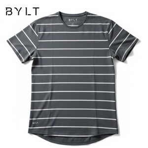 BYLT Premium Basics Men’s Drop Cut LUX Short Sleeve T-Shirt Athleisure | Size M